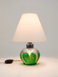 Hot Pamono Art Deco German Ikora Table Lamp by Karl Wiedmann for WMF, 1930s