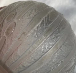 Online Pamono Art Deco Glass Lamp Base by Daum Nancy, 1920s