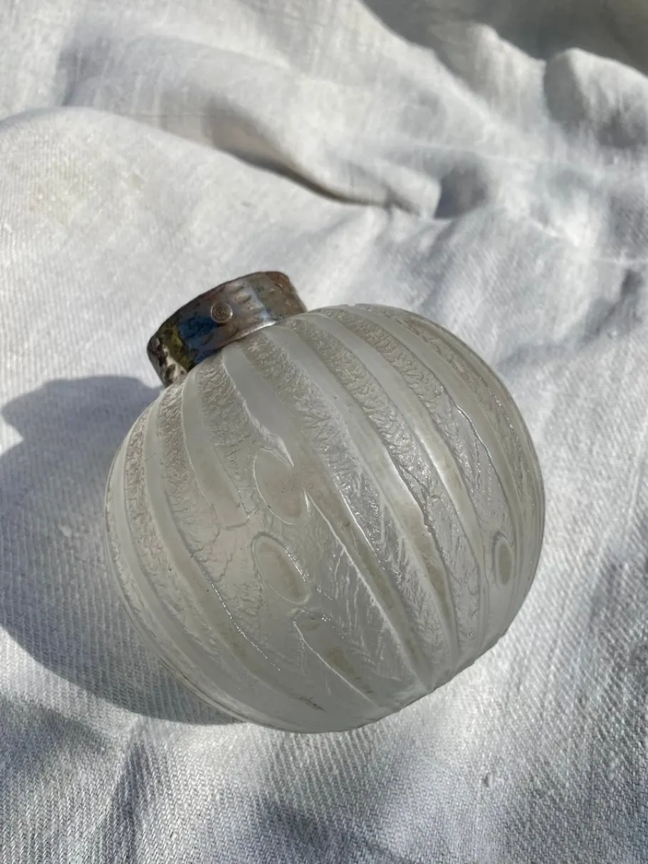 Online Pamono Art Deco Glass Lamp Base by Daum Nancy, 1920s