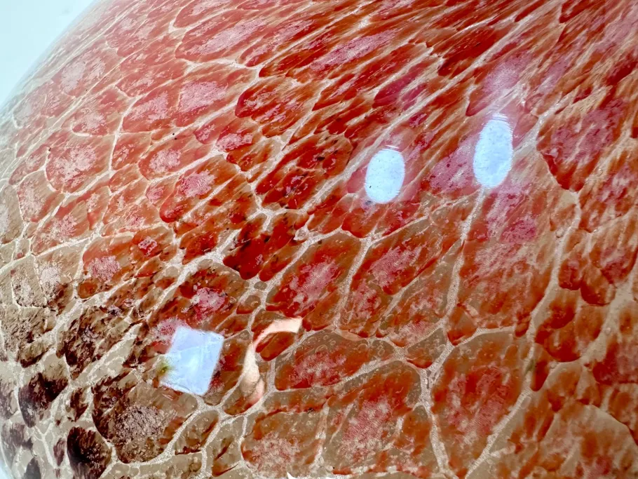 Pamono Art Deco Glass Table Lamp with Illuminated Base by Karl Wiedemann for WMF Ikora, 1920s