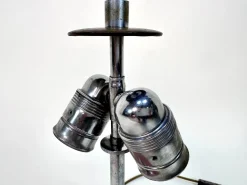 Pamono Art Deco Glass Table Lamp with Illuminated Base by Karl Wiedemann for WMF Ikora, 1920s