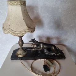 Sale Pamono Art Deco Greyhound Desk Lamp, 1920s