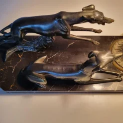 Sale Pamono Art Deco Greyhound Desk Lamp, 1920s