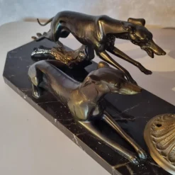 Sale Pamono Art Deco Greyhound Desk Lamp, 1920s