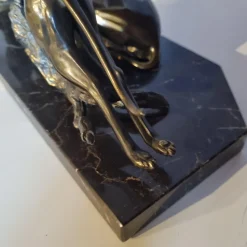 Sale Pamono Art Deco Greyhound Desk Lamp, 1920s