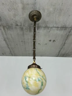 Online Pamono Art Deco Hanging Lamps, 1920s, Set of 2