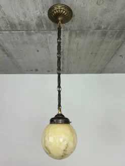 Online Pamono Art Deco Hanging Lamps, 1920s, Set of 2