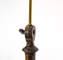 Clearance Pamono Art Deco Heavy Brass Floor Lamp, 1920s