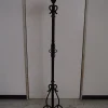 Best Pamono Art Deco Iron and Glass Floor Lamp by Degue for Verrerie D'Art Degué, 1930s