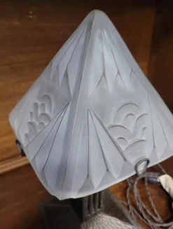 Discount Pamono Art Deco Lamp by Degue, 1920s