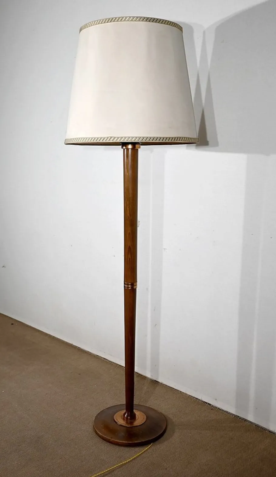 Hot Pamono Art Deco Lamp in Varnished Beech, 1940