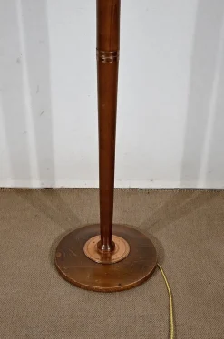 Hot Pamono Art Deco Lamp in Varnished Beech, 1940