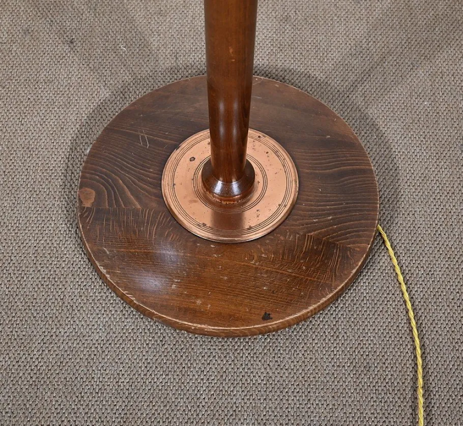 Hot Pamono Art Deco Lamp in Varnished Beech, 1940