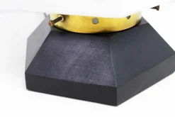 Online Pamono Art Deco Lamp in Wood and Opal Glass, 1930s