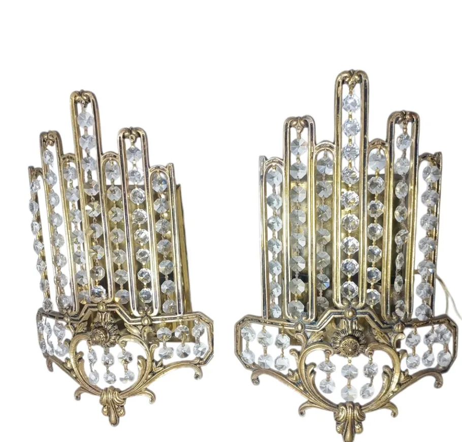 Online Pamono Art Deco Lamps by Ernst Palme for Palwa, 1950s, Set of 2