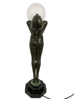 Pamono Art Deco Lumina Sculptural Clarté Table Lamp by Max Le Verrier, 2023