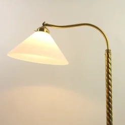 Sale Pamono Art Deco Massive Brass Floor Lamp, Vienna, 1930s