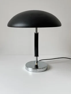 Pamono Art Deco Model 6994 Funkis Table Lamp Harald Notini for Böhlmarks, 1940s