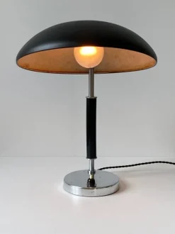 Pamono Art Deco Model 6994 Funkis Table Lamp Harald Notini for Böhlmarks, 1940s