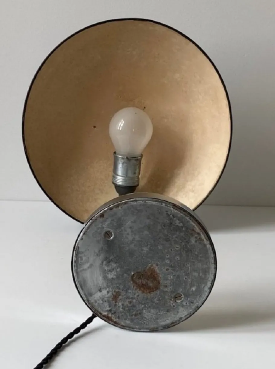 Pamono Art Deco Model 6994 Funkis Table Lamp Harald Notini for Böhlmarks, 1940s