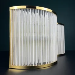 Hot Pamono Art Deco Murano Wall Lamps by De Majo, Italy, 1970s , Set of 2