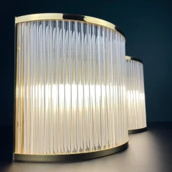 Hot Pamono Art Deco Murano Wall Lamps by De Majo, Italy, 1970s , Set of 2