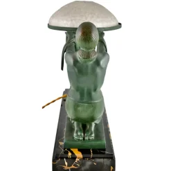 Discount Pamono Art Deco Offrande Table Lamp by Max Le Verrier and Pierre Le Faguays for Fayral & Daum Nancy, France, 1925