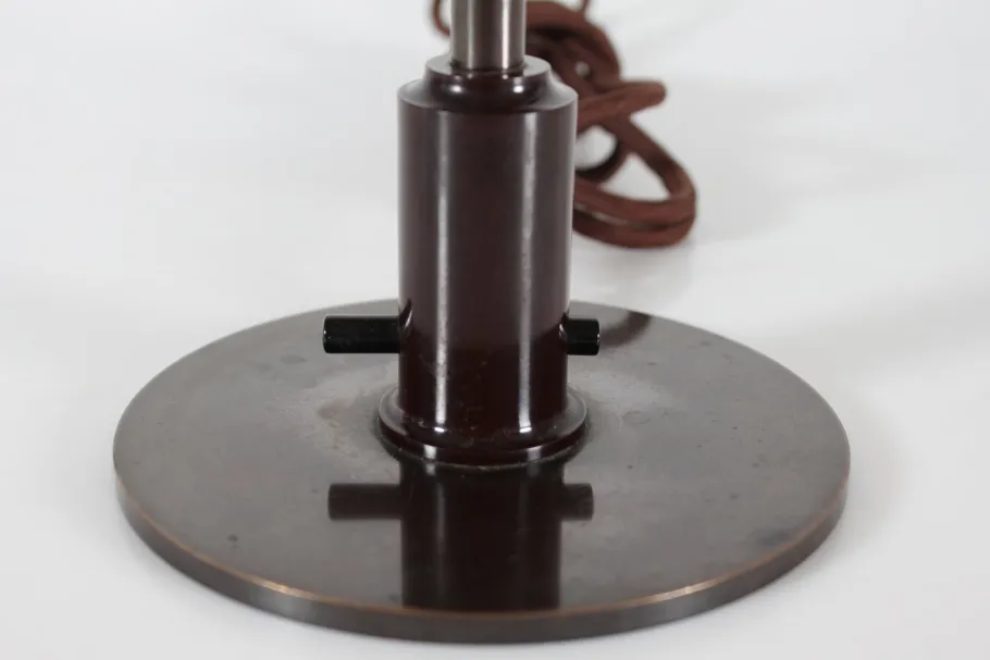 New Pamono Art Deco Patinated Brass and Copper PH 3½/2 Table Lamp by Poul Henningsen for Louis Poulsen, 1930s