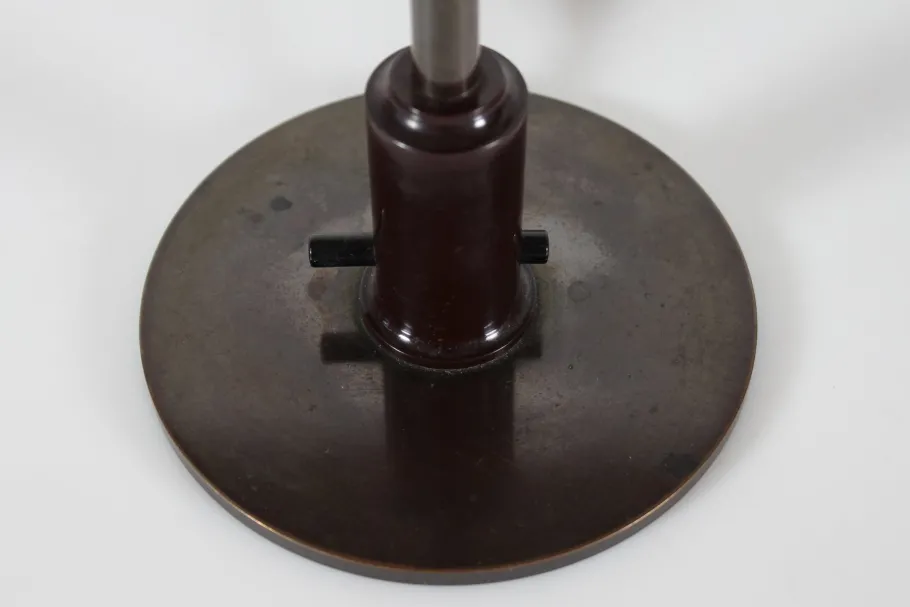 New Pamono Art Deco Patinated Brass and Copper PH 3½/2 Table Lamp by Poul Henningsen for Louis Poulsen, 1930s
