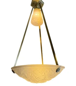 Online Pamono Art Deco Pendant Light by Müller Frères Lunéville