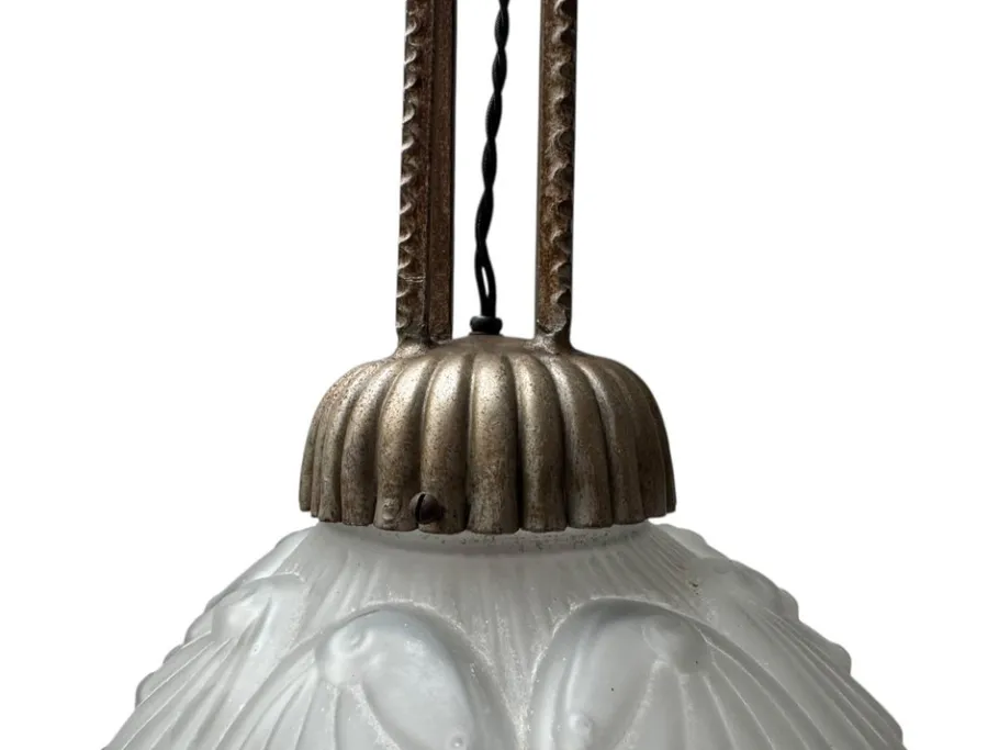 Best Pamono Art Deco Pendant Light by Muller Frères, 1930s