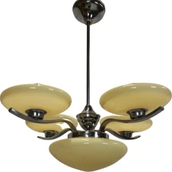 Online Pamono Art Deco Pendant Light, Czechoslovakia, 1930s