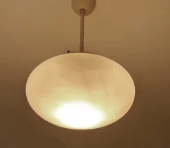 Discount Pamono Art Deco Pendant Light in Glass, 1930s