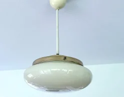 Discount Pamono Art Deco Pendant Light in Glass, 1930s