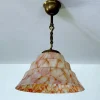 Online Pamono Art Deco Pendant Light in Pink Coral Glass, 1930s