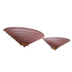 Sale Pamono Art Deco Revival Sconces, 1980s, Set of 2