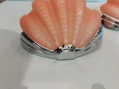 Discount Pamono Art Deco Rose Pink Glass Clam Shell Wall Lights, 1920s, Set of 2
