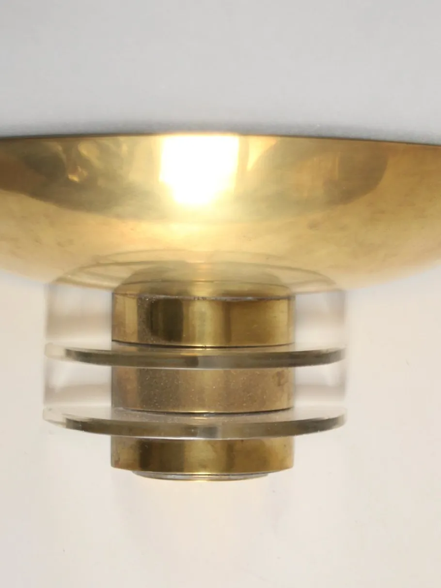 Clearance Pamono Art Deco Sconce by Jean Perzel, 1940s