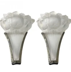 Hot Pamono Art Deco Sconces by Rene Lalique, 1920s, Set of 2