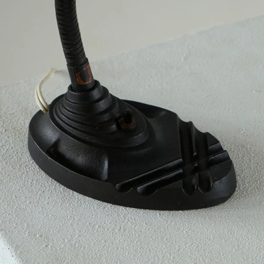 Discount Pamono Art Deco Shell Shade Table Lamp, 1950s