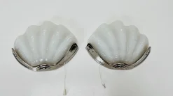 Online Pamono Art Deco Shell Wall Lights, 1920s, Set of 2