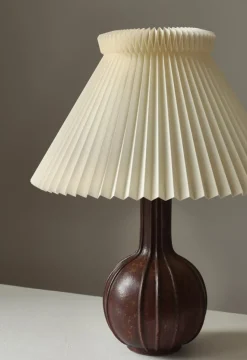 Sale Pamono Art Deco Stoneware Model 173 Table Lamp from Arne Bang, Denmark, 1930s
