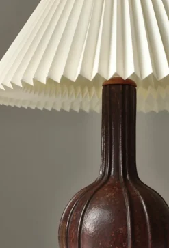 Sale Pamono Art Deco Stoneware Model 173 Table Lamp from Arne Bang, Denmark, 1930s