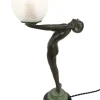 New Pamono Art Deco Style Clarity Sculpture Table Lamp from Max Le Verrier, 2024