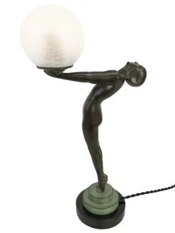 New Pamono Art Deco Style Clarity Sculpture Table Lamp from Max Le Verrier, 2024