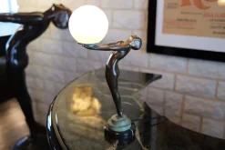 New Pamono Art Deco Style Clarity Sculpture Table Lamp from Max Le Verrier, 2024