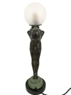 New Pamono Art Deco Style Clarity Sculpture Table Lamp from Max Le Verrier, 2024