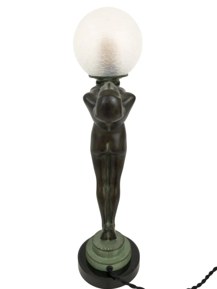 New Pamono Art Deco Style Clarity Sculpture Table Lamp from Max Le Verrier, 2024