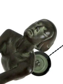 New Pamono Art Deco Style Clarity Sculpture Table Lamp from Max Le Verrier, 2024