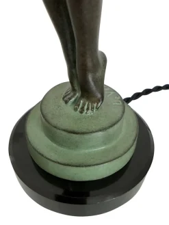 New Pamono Art Deco Style Clarity Sculpture Table Lamp from Max Le Verrier, 2024